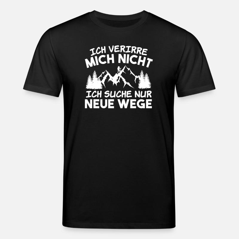 Lustiges Wandern Bergsteiger - Stanley/Stella Unisex Bio-T-Shirt CREATOR  - Schwarz