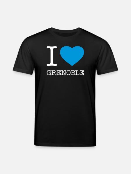 J’ADORE GRENOBLE - T-shirt bio CREATOR Stanley/Stella Unisexe - noir