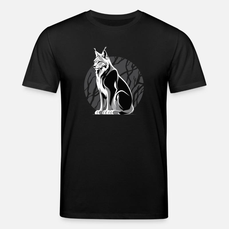 Luchs - Stanley/Stella Unisex Bio-T-Shirt CREATOR  - Schwarz