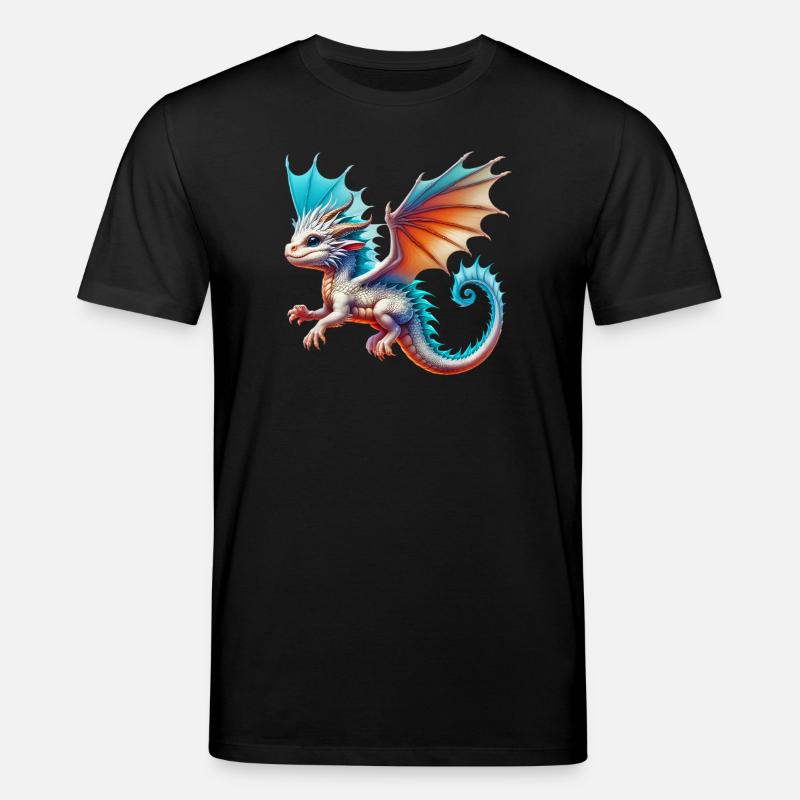 Drache - Stanley/Stella Unisex Bio-T-Shirt CREATOR  - Schwarz