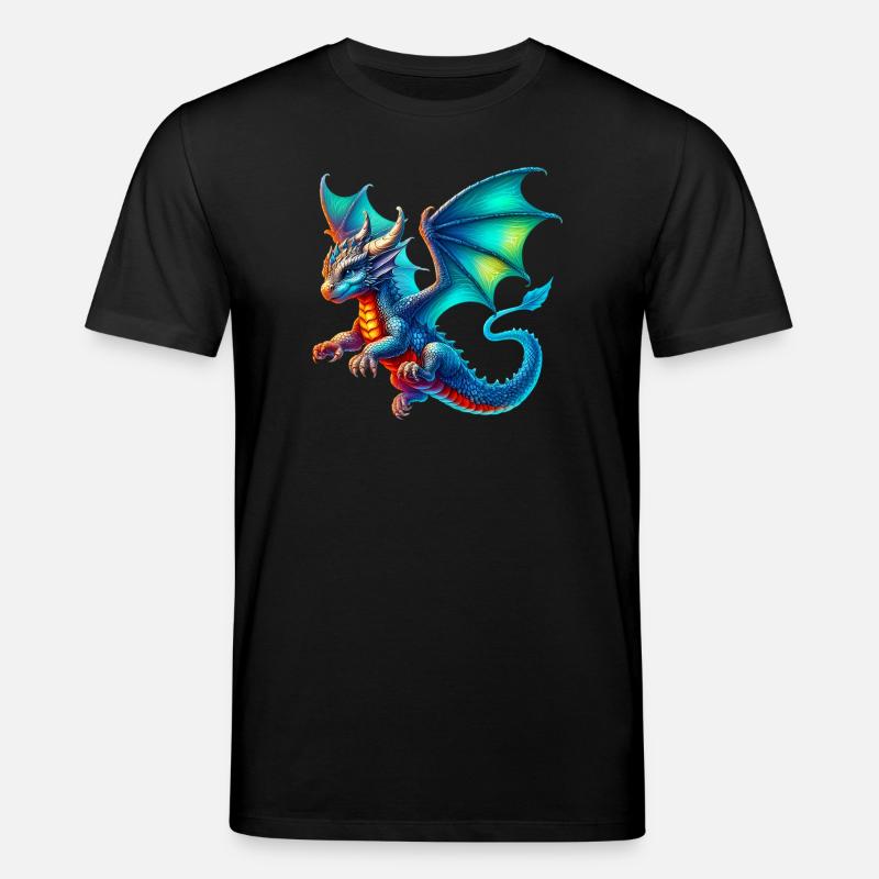 Drache - Stanley/Stella Unisex Bio-T-Shirt CREATOR - Schwarz