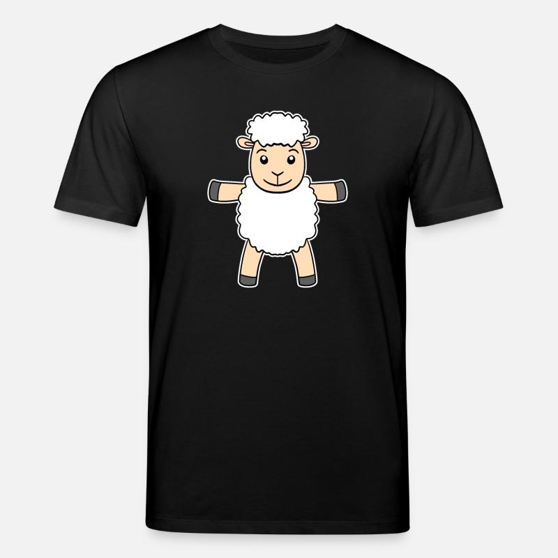sheep - Stanley/Stella CREATOR Unisex Organic T-Shirt - black