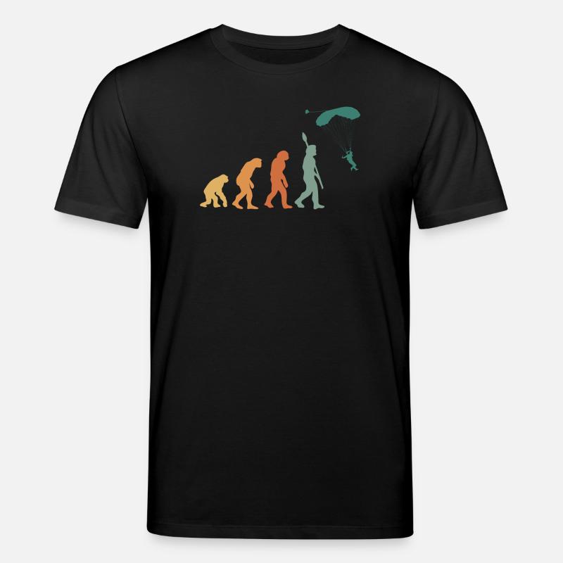 Parapente Evolution Retro - T-shirt bio CREATOR Stanley/Stella Unisexe - noir
