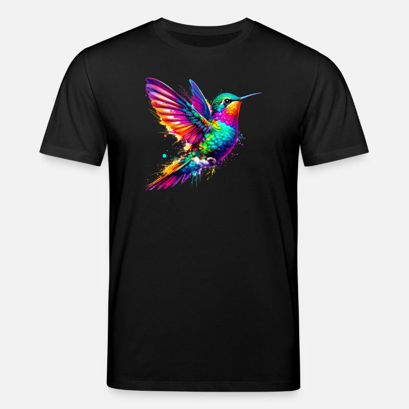 Kolibri - Stanley/Stella Unisex Bio-T-Shirt CREATOR  - Schwarz