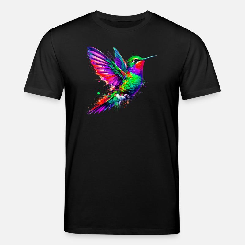 Kolibri - Stanley/Stella Unisex Bio-T-Shirt CREATOR  - Schwarz
