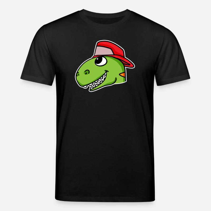 Dinosaurier Kopf Dino - Stanley/Stella Unisex Bio-T-Shirt CREATOR - Schwarz