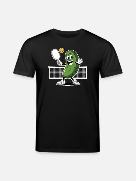 Dill With It Pickleball Player - Stanley/Stella CREATOR Unisex Organic T-Shirt - black