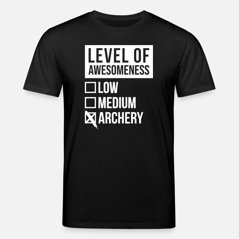 Bogenschießen - Stanley/Stella Unisex Bio-T-Shirt CREATOR  - Schwarz