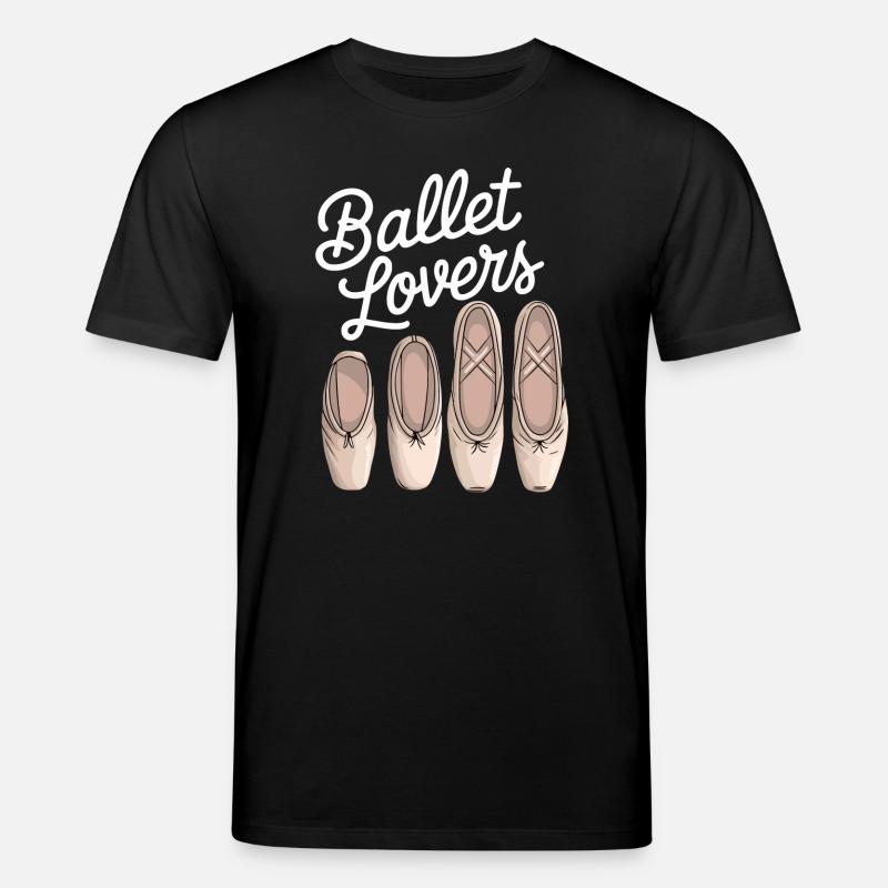 Ballet Lovers Five Slippers - Stanley/Stella CREATOR Unisex Organic T-Shirt - black