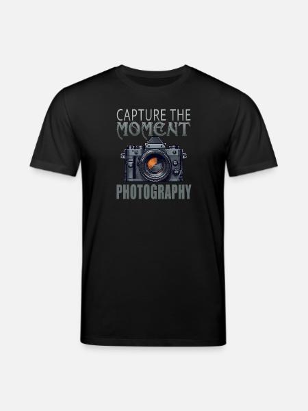 Capture the Moment - Stanley/Stella Unisex Bio-T-Shirt CREATOR  - Schwarz