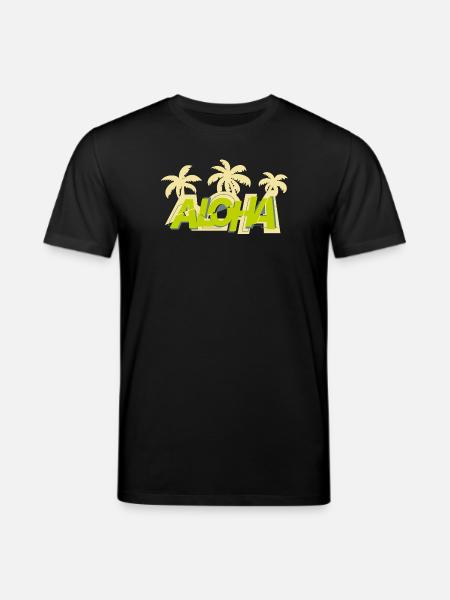 Aloha & Palmen - Stanley/Stella Unisex Bio-T-Shirt CREATOR - Schwarz