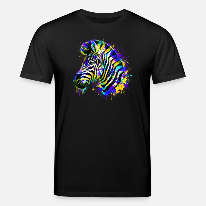Zebra - Stanley/Stella Unisex Bio-T-Shirt CREATOR  - Schwarz