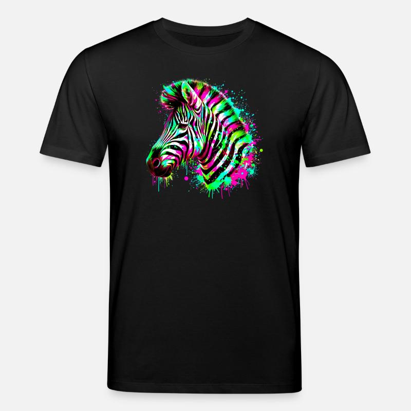 Zebra - Stanley/Stella Unisex Bio-T-Shirt CREATOR  - Schwarz