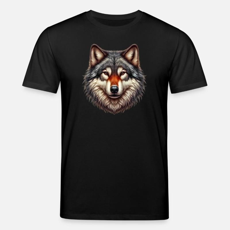 Wolf - Stanley/Stella Unisex Bio-T-Shirt CREATOR  - Schwarz