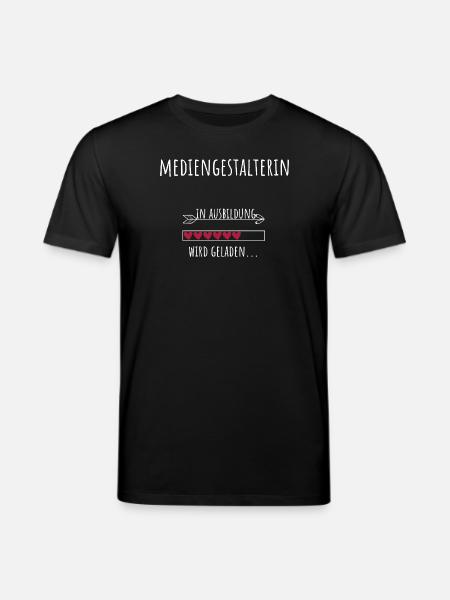 Mediengestalterin Ausbildung Beruf Geschenk - Stanley/Stella Unisex Bio-T-Shirt CREATOR  - Schwarz