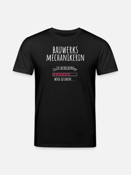 Bauwerksmechanikerin Ausbildung Beruf Geschenk - Stanley/Stella Unisex Bio-T-Shirt CREATOR - Schwarz