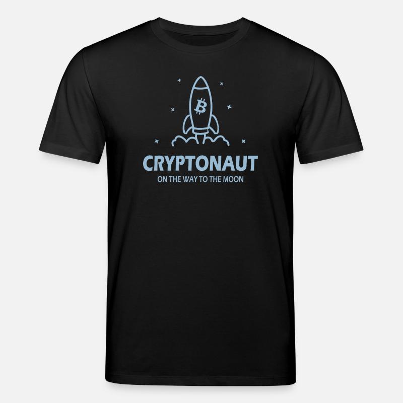 Cryptonaut Bitcoin - Stanley/Stella Unisex Bio-T-Shirt CREATOR  - Schwarz