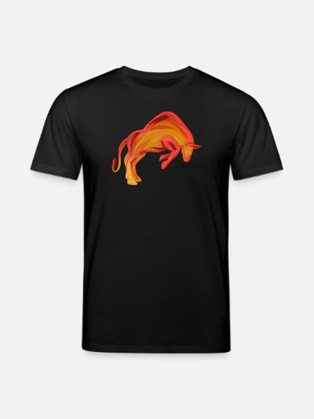Stier - Stanley/Stella Unisex Bio-T-Shirt CREATOR  - Schwarz