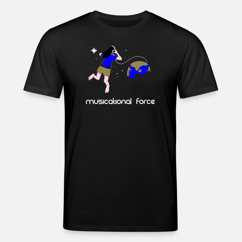 Kraft der Musik - Stanley/Stella Unisex Bio-T-Shirt CREATOR  - Schwarz
