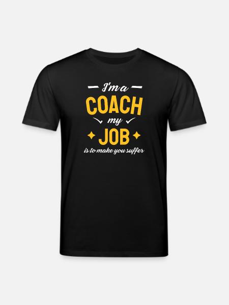 Coach Mindset Tee: Tough Love Motivation - Stanley/Stella CREATOR Unisex Organic T-Shirt - black
