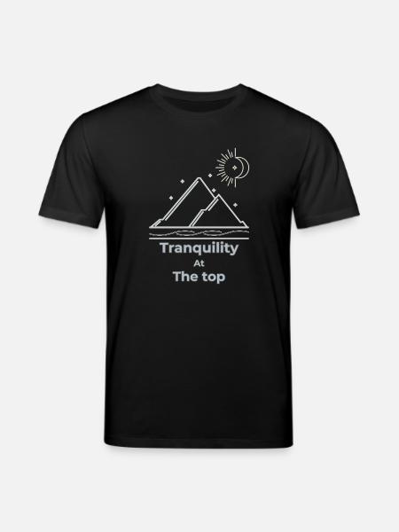 Tranquillité au sommet slow living - T-shirt bio CREATOR Stanley/Stella Unisexe - noir