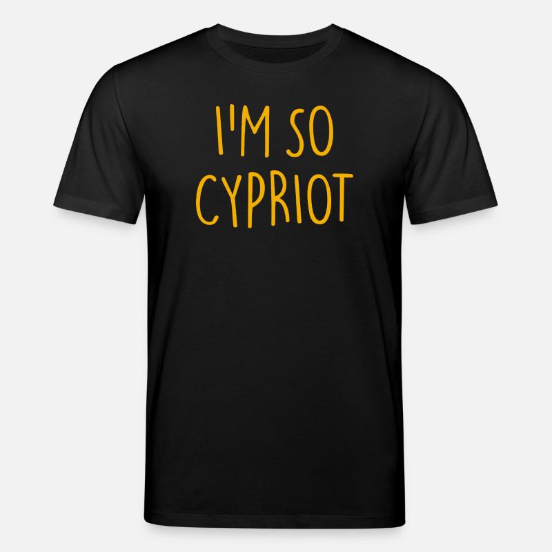 JE SUIS TELLEMENT CHYPRIOTE Chypre - T-shirt bio CREATOR Stanley/Stella Unisexe - noir