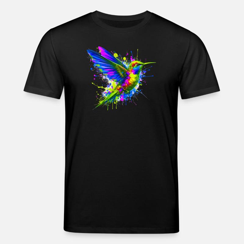 Kolibri - Stanley/Stella Unisex Bio-T-Shirt CREATOR  - Schwarz