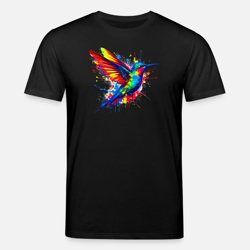 Kolibri - Stanley/Stella Unisex Bio-T-Shirt CREATOR  - Schwarz