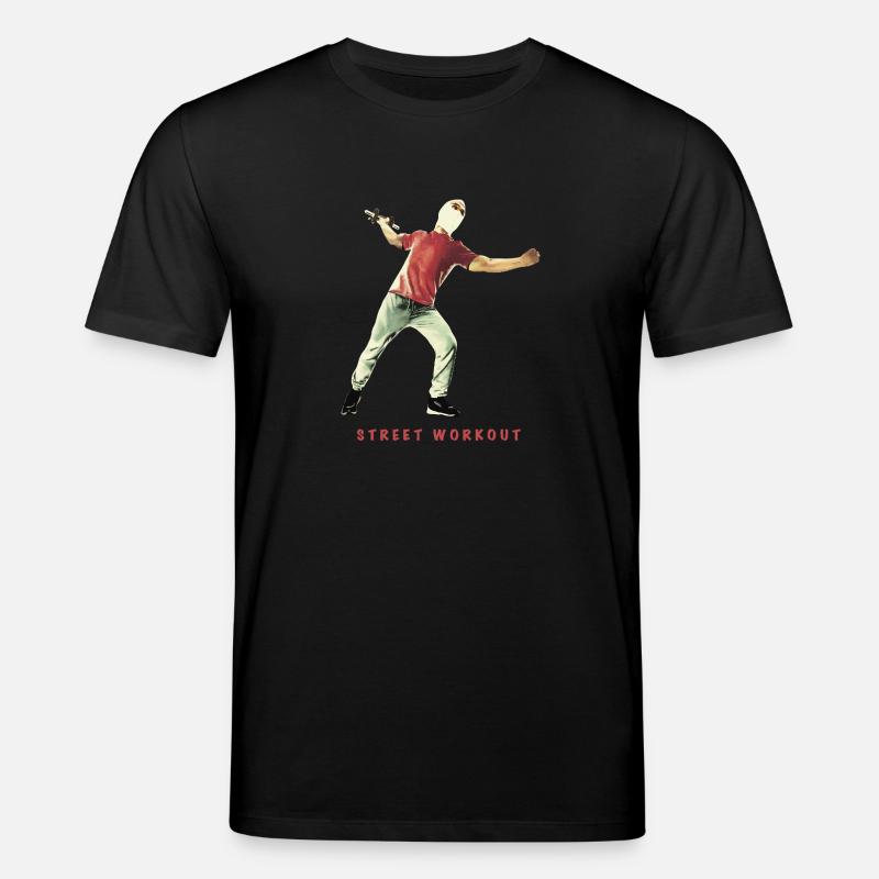Entraînement de rue sans poids - T-shirt bio CREATOR Stanley/Stella Unisexe - noir