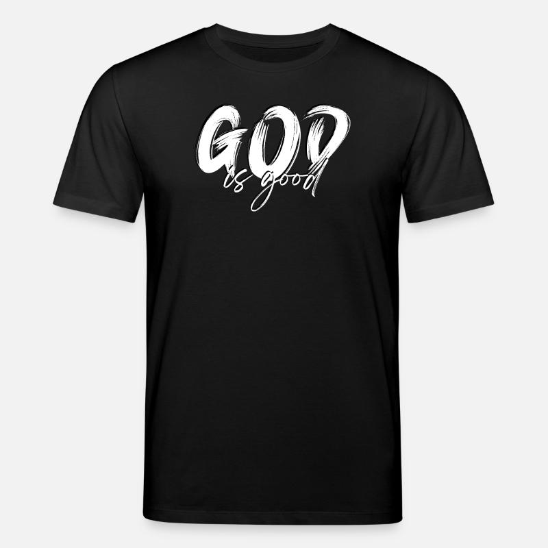 Dieu est bon - Design chrétien - T-shirt bio CREATOR Stanley/Stella Unisexe - noir
