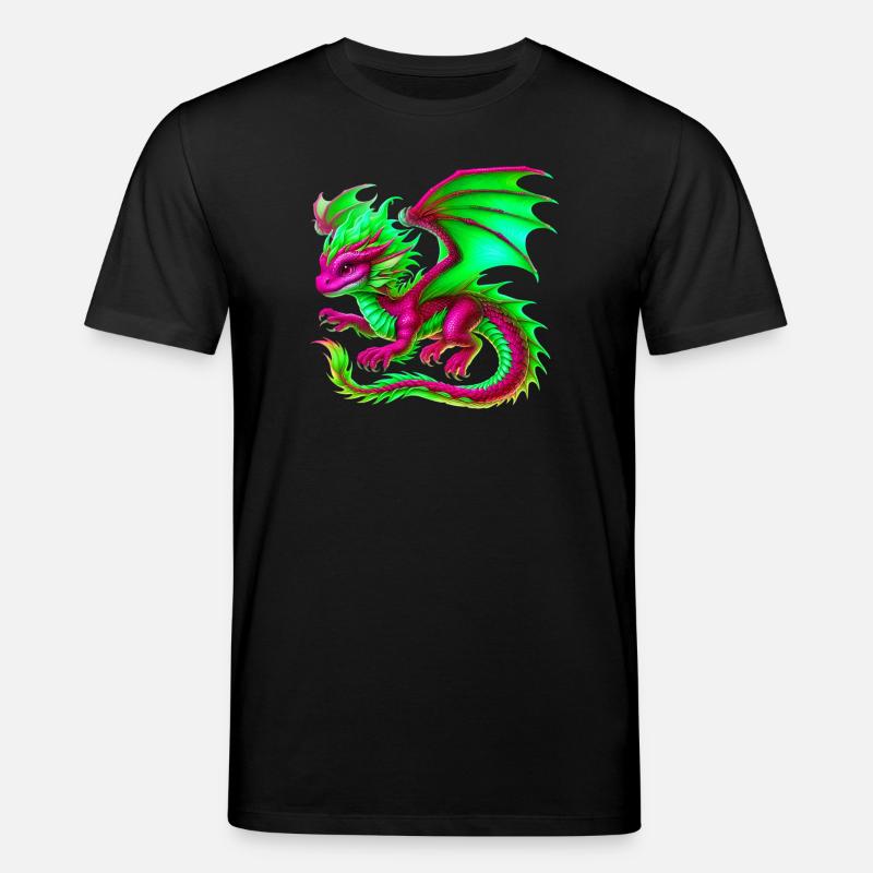 Drache - Stanley/Stella Unisex Bio-T-Shirt CREATOR  - Schwarz