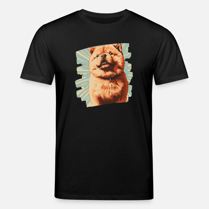Chow Chow - Stanley/Stella Unisex Bio-T-Shirt CREATOR  - Schwarz