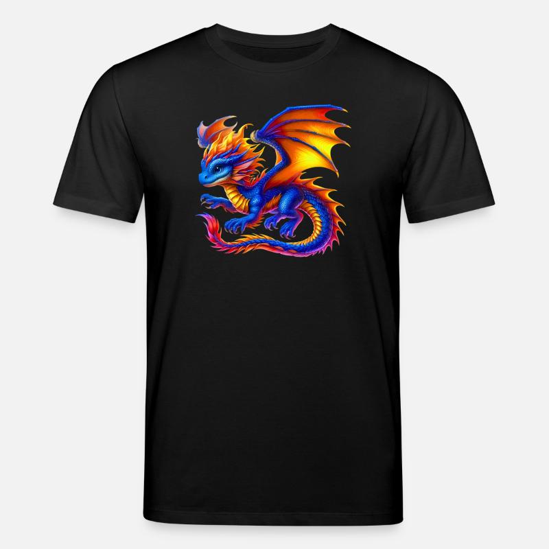 Drache - Stanley/Stella Unisex Bio-T-Shirt CREATOR  - Schwarz