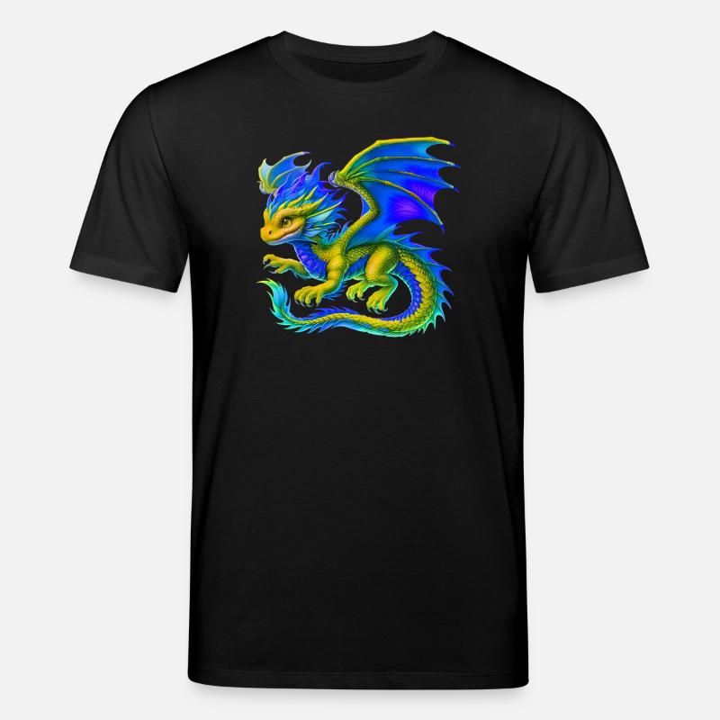 Drache - Stanley/Stella Unisex Bio-T-Shirt CREATOR  - Schwarz
