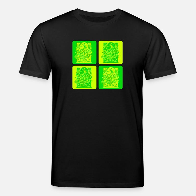 Astronomie Retro Design - Stanley/Stella Unisex Bio-T-Shirt CREATOR  - Schwarz