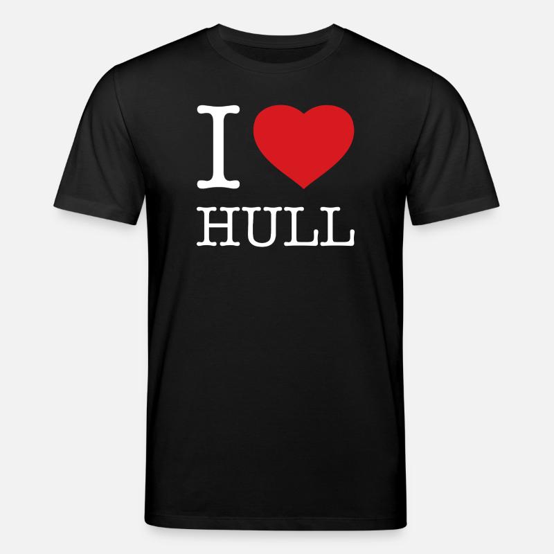 I LOVE HULL - Stanley/Stella Unisex Bio-T-Shirt CREATOR  - Schwarz