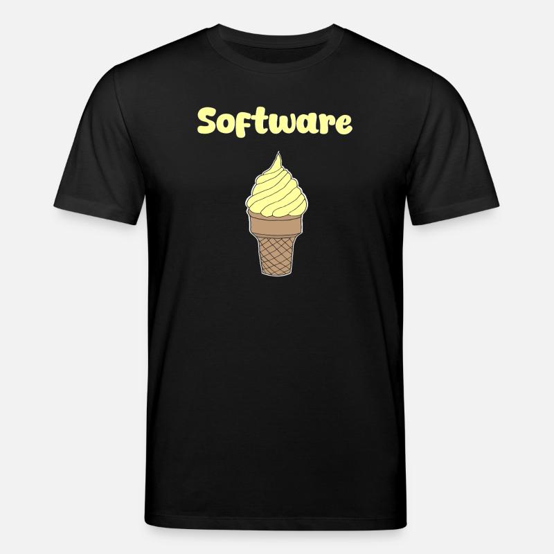 Software Eis Vanille - Stanley/Stella Unisex Bio-T-Shirt CREATOR  - Schwarz