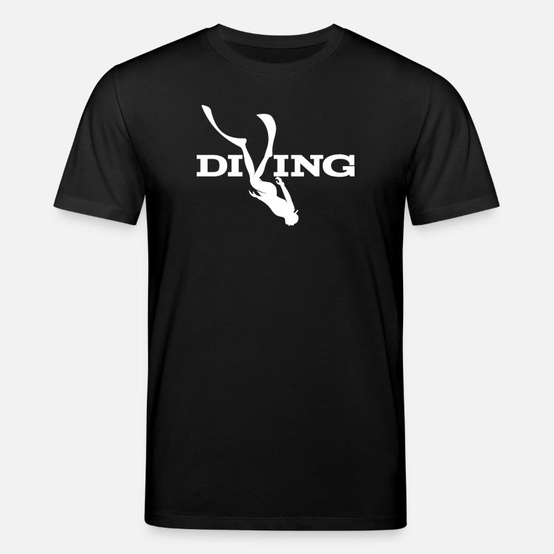 Silhouette de plongée Splash - T-shirt bio CREATOR Stanley/Stella Unisexe - noir