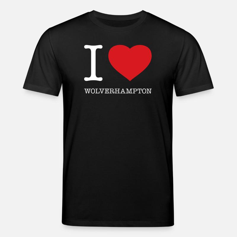 I LOVE WOLVERHAMPTON - Stanley/Stella Unisex Bio-T-Shirt CREATOR  - Schwarz