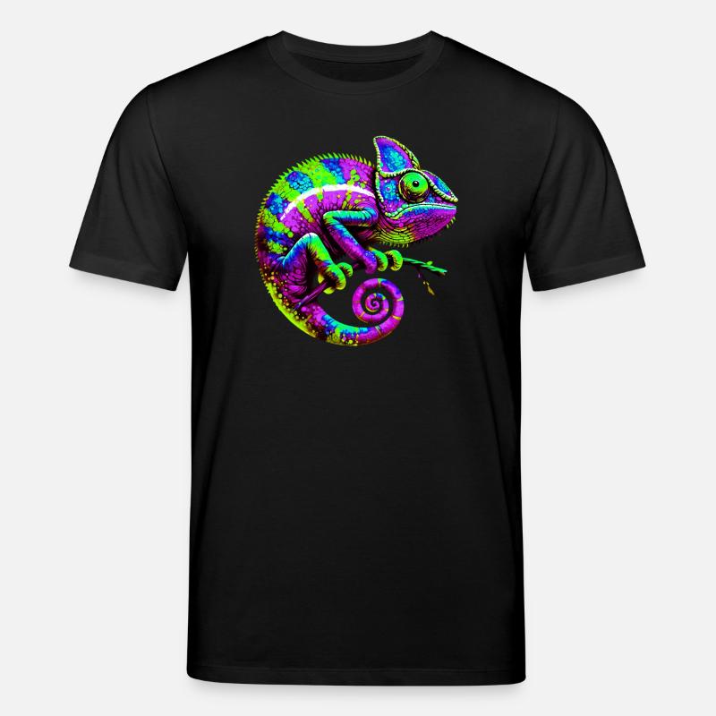 Chamäleon - Stanley/Stella Unisex Bio-T-Shirt CREATOR  - Schwarz