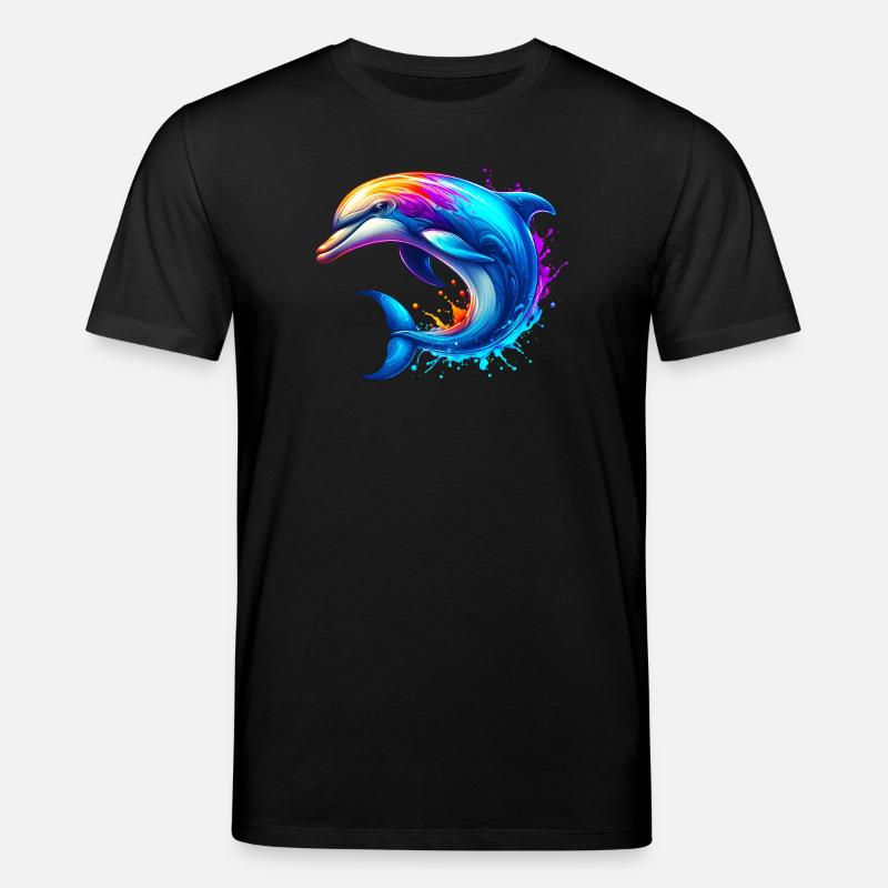 Delfin - Stanley/Stella Unisex Bio-T-Shirt CREATOR  - Schwarz