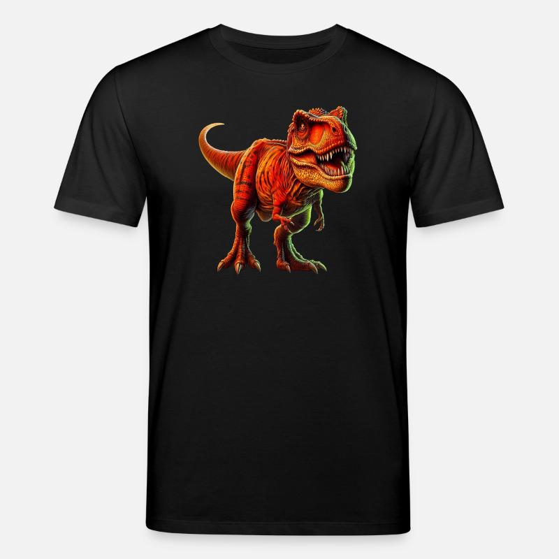 Dinosaurier - Stanley/Stella Unisex Bio-T-Shirt CREATOR  - Schwarz
