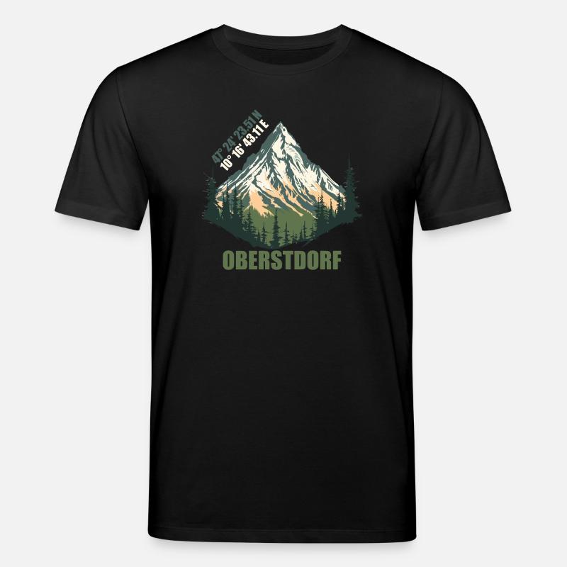 Oberstdorf - Stanley/Stella Unisex Bio-T-Shirt CREATOR  - Schwarz