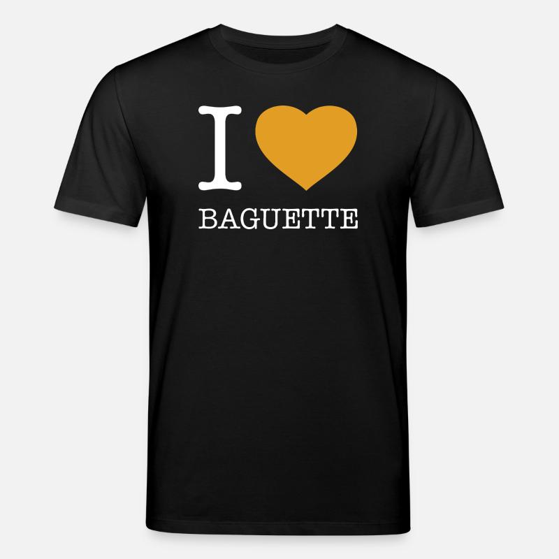 I LOVE BAGUETTE - Stanley/Stella Unisex Bio-T-Shirt CREATOR  - Schwarz