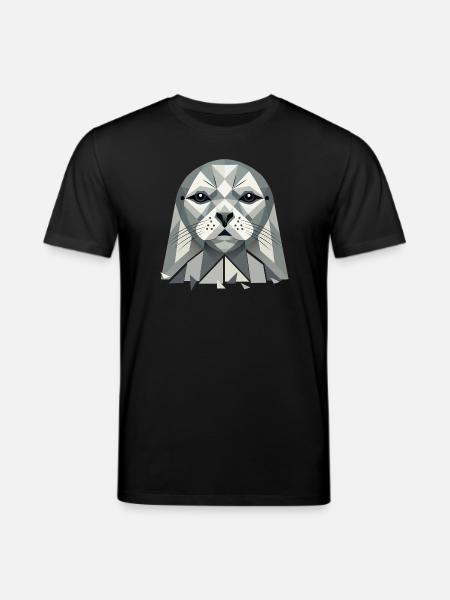 Abstract Seal – Geometric Beauty - Stanley/Stella CREATOR Unisex Organic T-Shirt - black