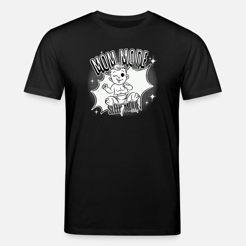 Mode Maman Activé – Mode veille désactivé - T-shirt bio CREATOR Stanley/Stella Unisexe - noir