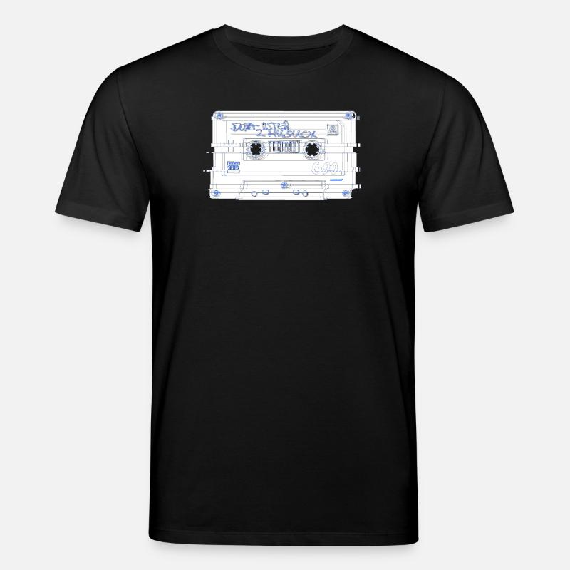 cassette outline - Stanley/Stella Unisex Bio-T-Shirt CREATOR - Schwarz