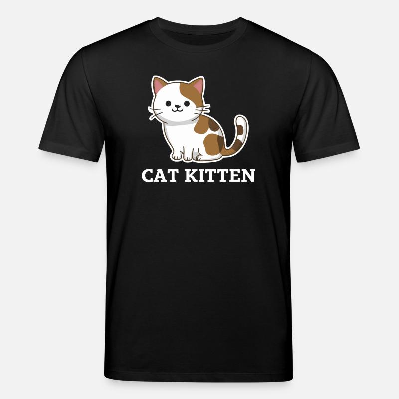 Adorable chaton chaton - T-shirt bio CREATOR Stanley/Stella Unisexe - noir