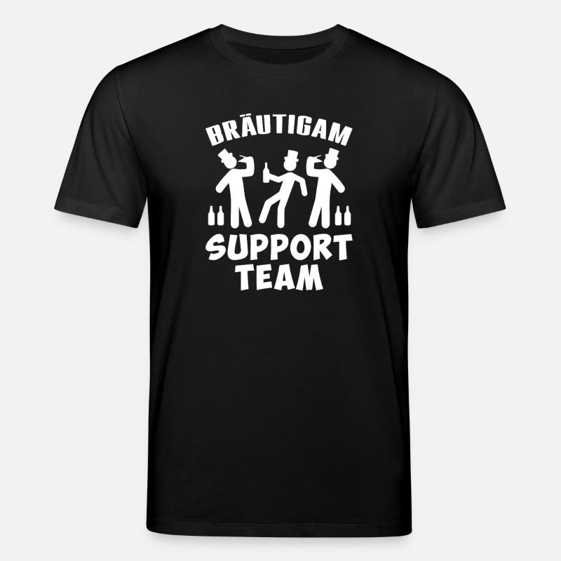 Bräutigam Support Team design - Stanley/Stella Unisex Bio-T-Shirt CREATOR  - Schwarz