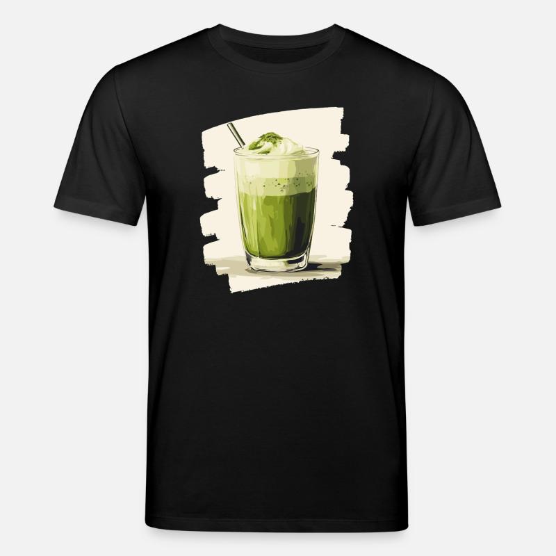 Matcha Latte Lover Thé vert - T-shirt bio CREATOR Stanley/Stella Unisexe - noir